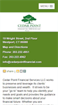 Mobile Screenshot of cedarpointfinancial.com